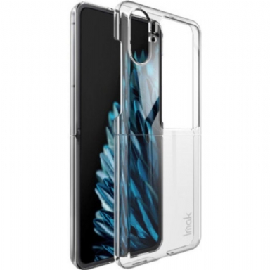 Folio-fodral Skal Oppo Find N2 Flip Läderfodral Transparent Imak