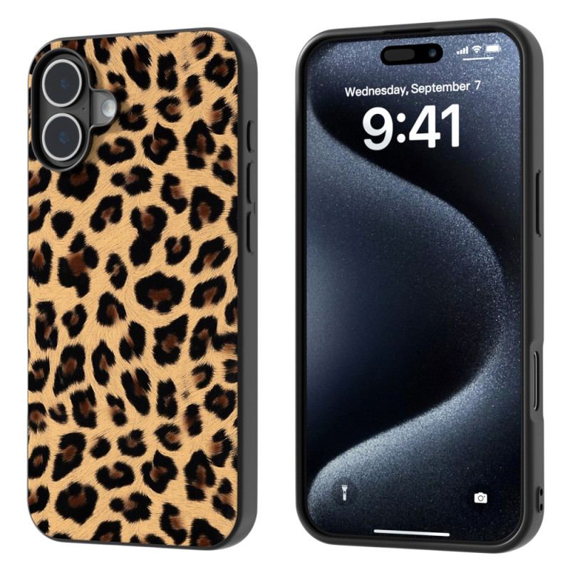 Skal iPhone 16 Leopardstil