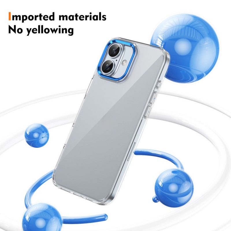 Skal iPhone 16 Telefonfodral Metalleffektkameraram