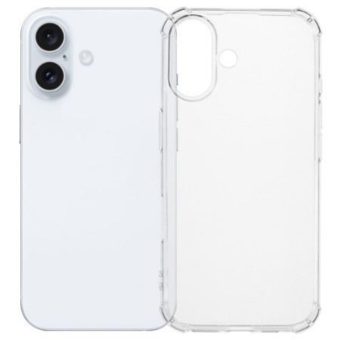 Skal iPhone 16 Transparent Förstärkt