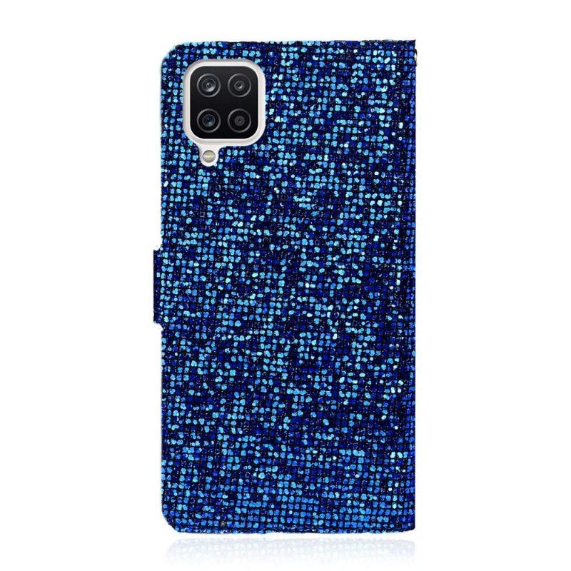 Fodral För Samsung Galaxy A12 Glitterkorthållare