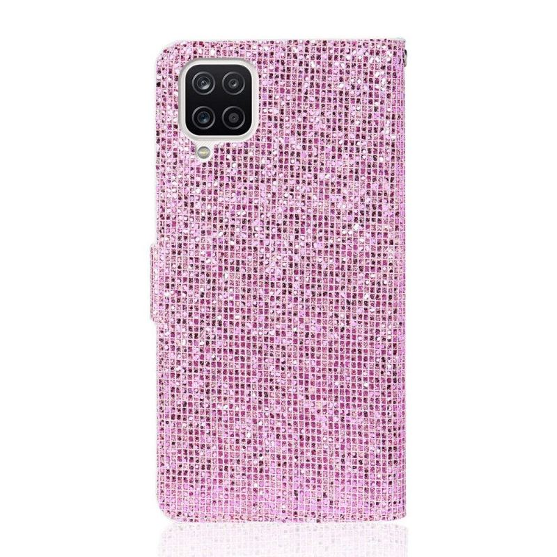 Fodral För Samsung Galaxy A12 Glitterkorthållare