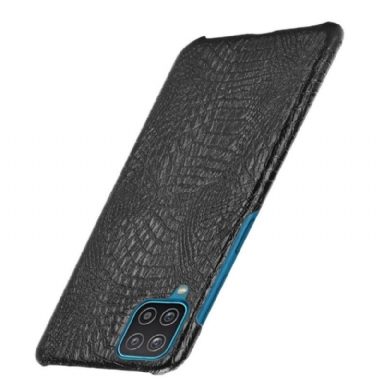 Mobilskal För Samsung Galaxy A12 Croc Skin Effect