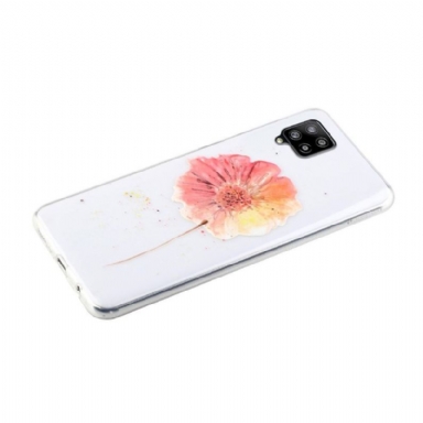 Skal För Samsung Galaxy A12 Akvarellblomma