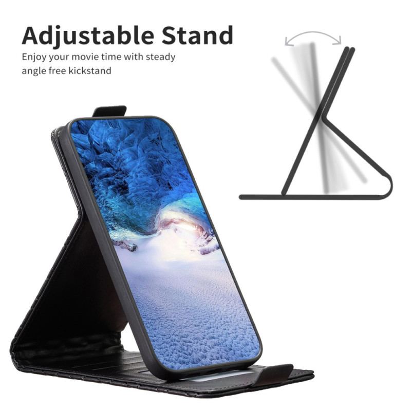 Fodral För Samsung Galaxy A55 5g Quiltad Vertikal Klaff