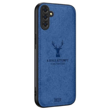 Skal För Samsung Galaxy A55 5g Faux Deer Leather