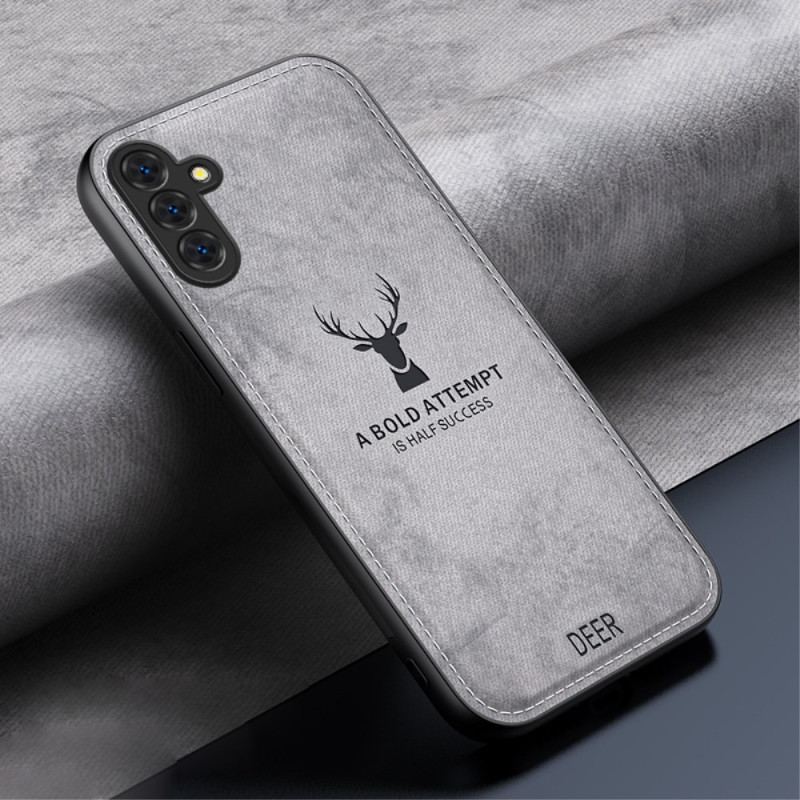 Skal För Samsung Galaxy A55 5g Faux Deer Leather