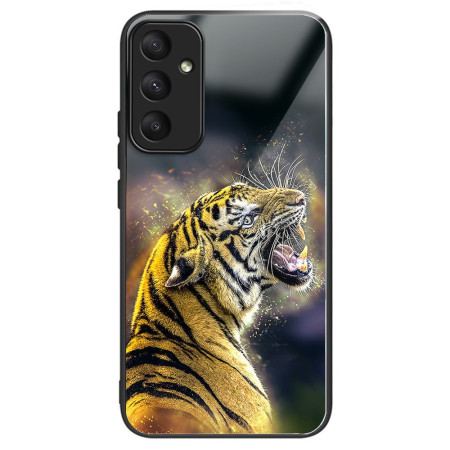 Skal Samsung Galaxy A55 5g Rytande Tiger I Härdat Glas