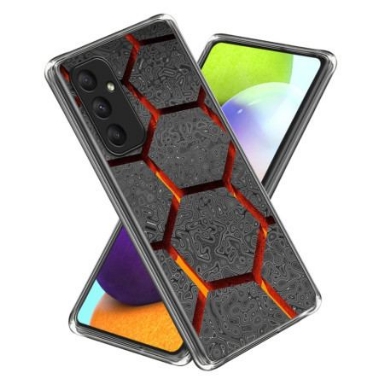 Skal Samsung Galaxy A55 5g Telefonfodral Geometrisk Mörk