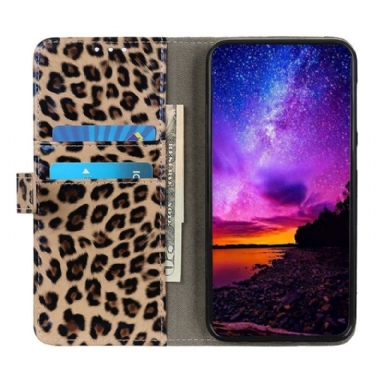 Fodral För Samsung Galaxy M33 5G Leopardstil I Konstläder