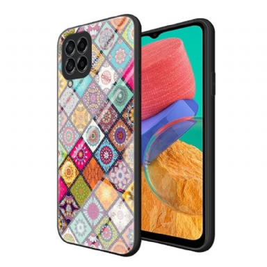 Skal För Samsung Galaxy M33 5G Mandala Kalejdoskop Med Stativ