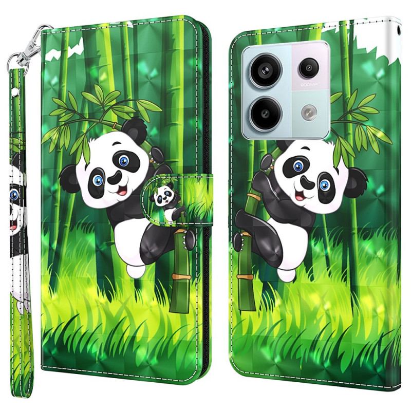 Fodral Xiaomi Redmi Note 13 5g Bambu Panda Med Rem