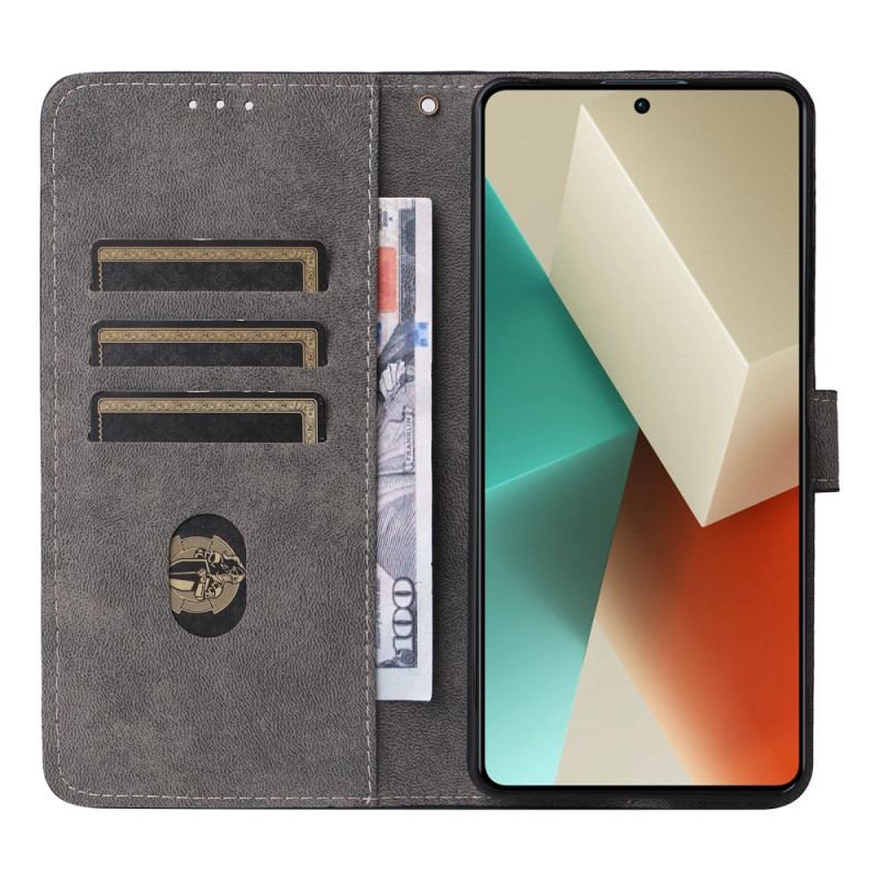 Fodral Xiaomi Redmi Note 13 5g Med Rfid-blockering Och Rem