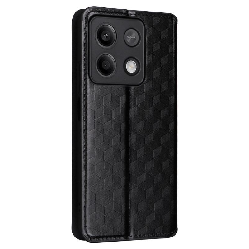 Folio-fodral Xiaomi Redmi Note 13 5g Telefonfodral 3d-kuber