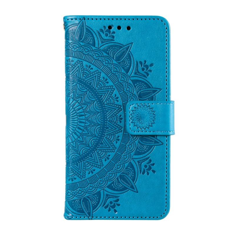 Läderfodral Xiaomi Redmi Note 13 5g Telefonfodral Mandala Sön