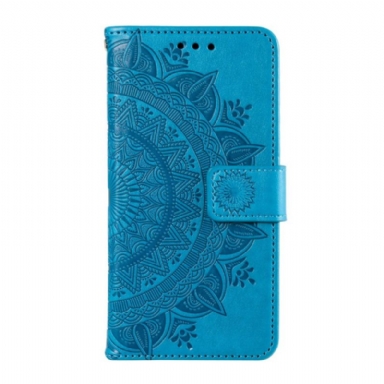 Läderfodral Xiaomi Redmi Note 13 5g Telefonfodral Mandala Sön