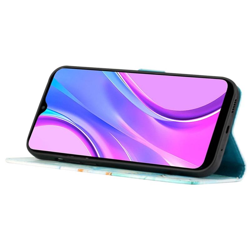 Läderfodral Xiaomi Redmi Note 13 5g Telefonfodral Marmorrem