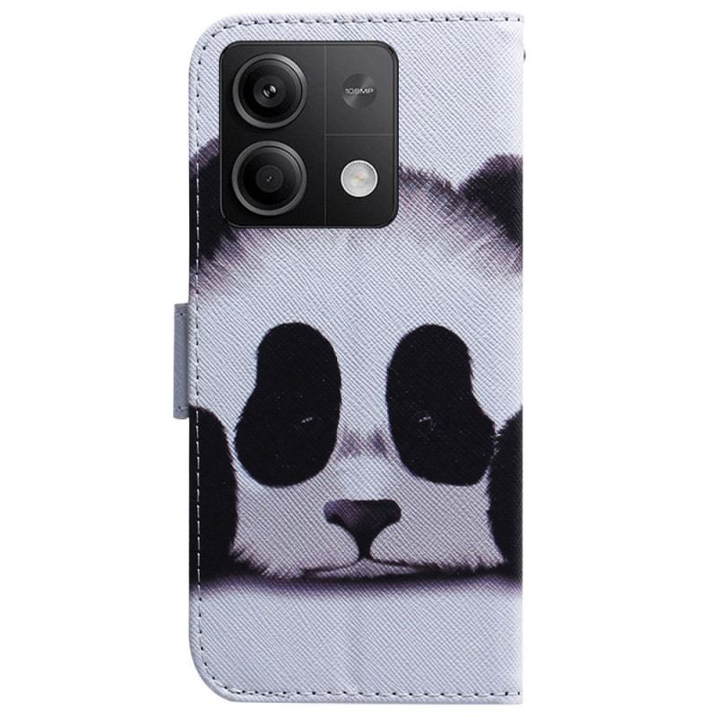 Läderskal Fodral Xiaomi Redmi Note 13 5g Panda