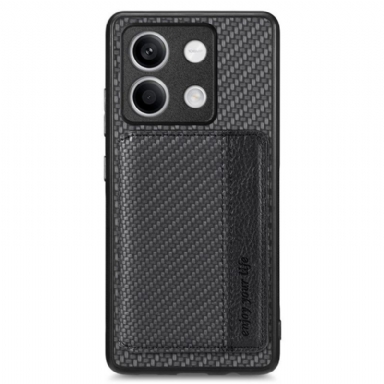 Skal För Xiaomi Redmi Note 13 5g Carbon Fiber Texture Korthållare