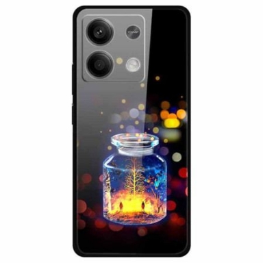 Skal För Xiaomi Redmi Note 13 5g Önskeflaska Av Härdat Glas