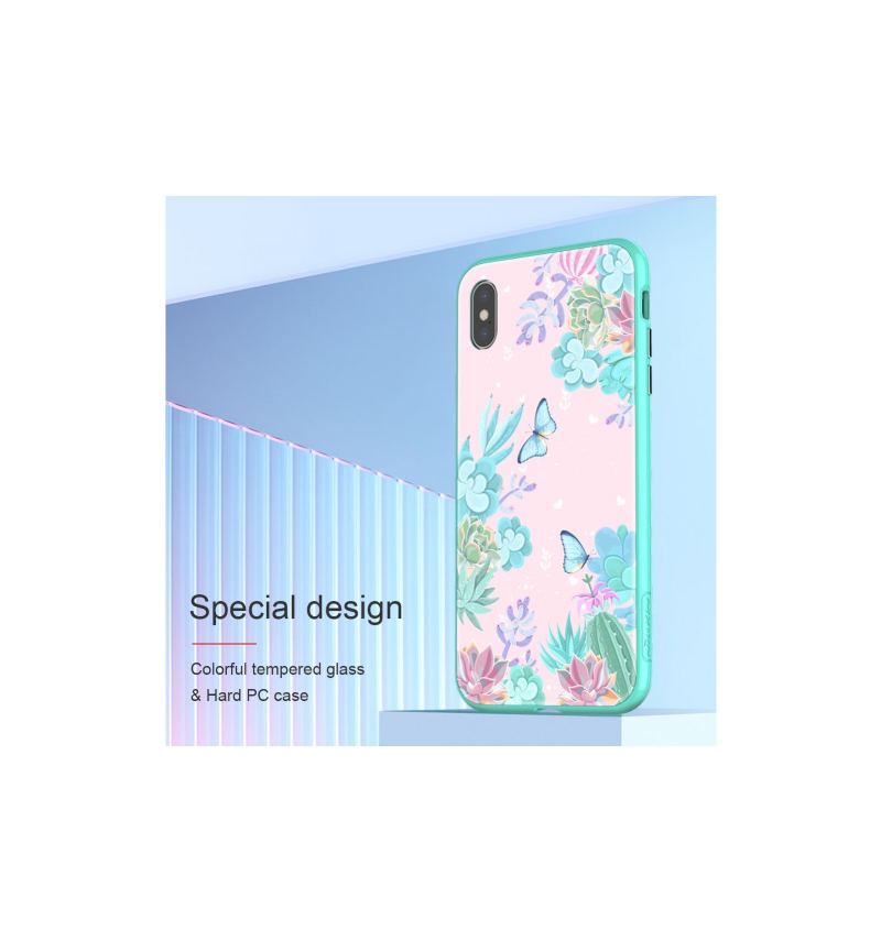 Skal För iPhone XS Max Blomfodral