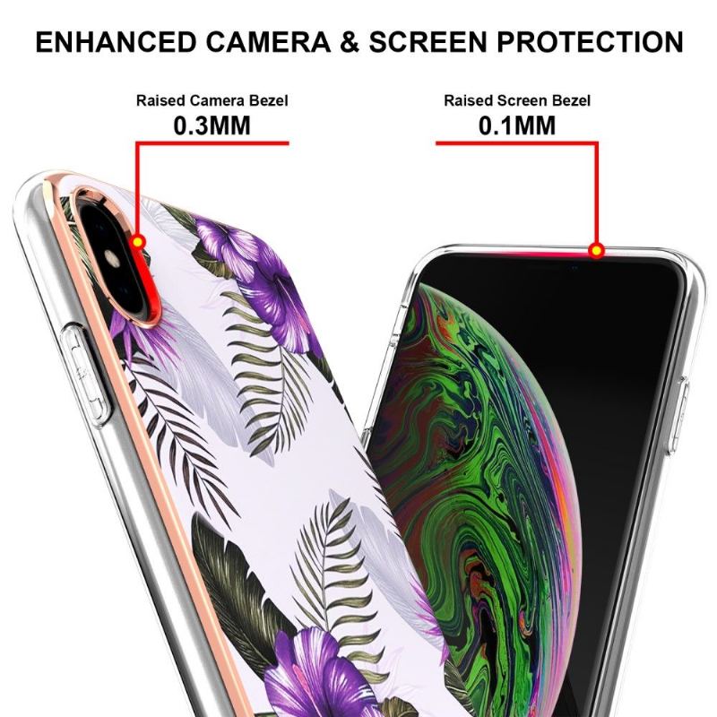 Skal För iPhone XS Max Exotiska Blommor