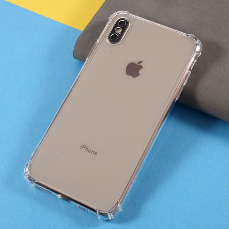 Skal För iPhone XS Max Transparenta Förstärkta Vinklar