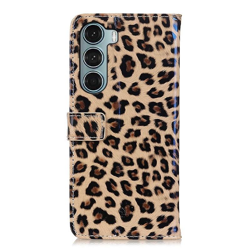 Fodral För Motorola Moto G200 5G Leopardstil I Konstläder