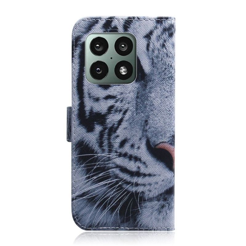 Fodral Case För OnePlus 10 Pro Fallskydd Tigermönsterstödsfunktion