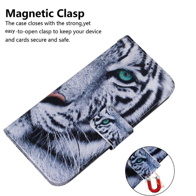 Fodral Case För OnePlus 10 Pro Fallskydd Tigermönsterstödsfunktion