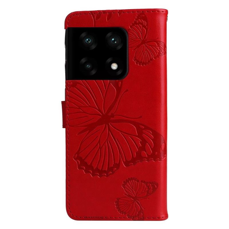 Fodral För OnePlus 10 Pro Stödfunktion Fjärilar