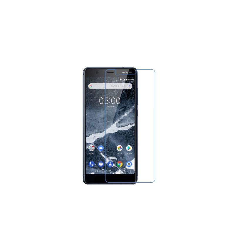 2 Skärmskydd I Härdat Glas För Nokia 5.1