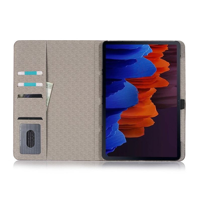 Case Samsung Galaxy Tab S9 Plus Telefonfodral Krokodilstil