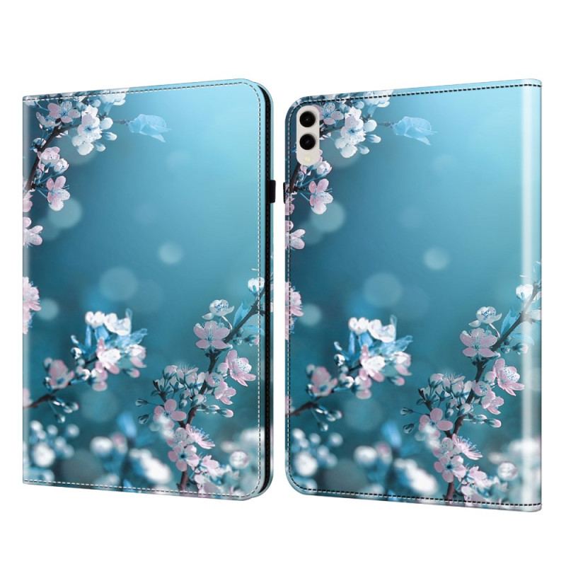 Case Samsung Galaxy Tab S9 Plus Telefonfodral Plommonblomningar