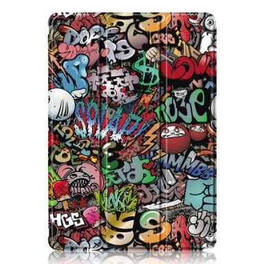 Samsung Galaxy Tab S9 Plus Transparent Graffiti Baksida