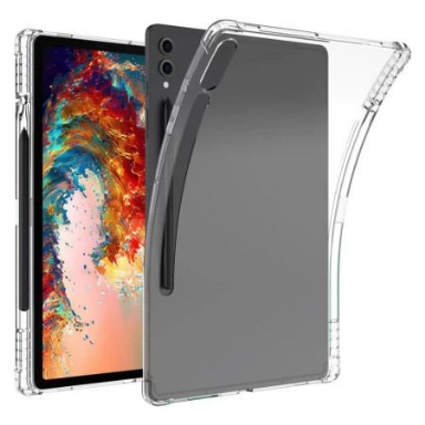 Skal Samsung Galaxy Tab S9 Plus Transparent Med Förstärkta Hörn Och Pennhållare