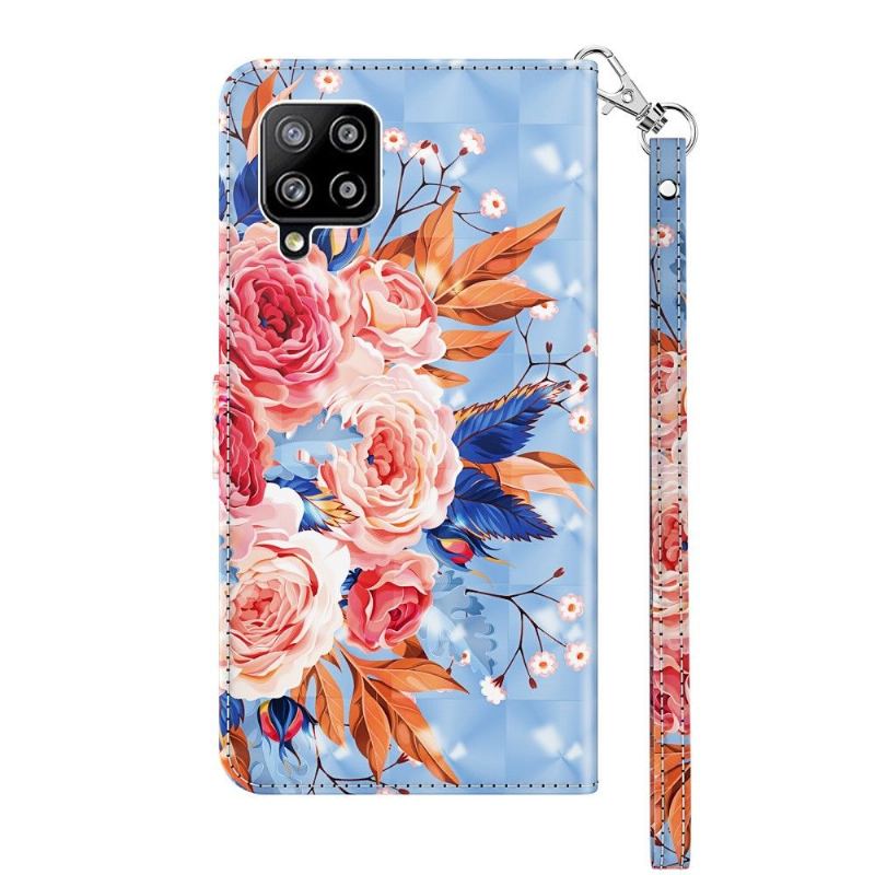 Fodral För Samsung Galaxy A42 5G Blommande Blommor