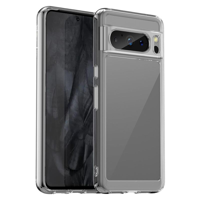 Skal Google Pixel 8 Pro Telefonfodral Transparenta Silikonkanter