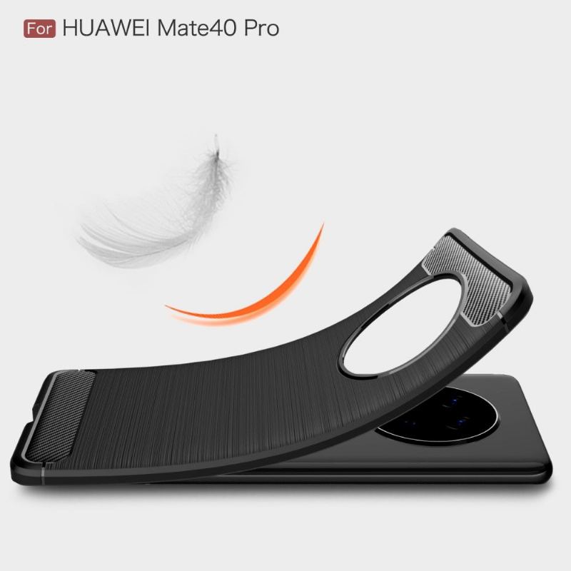 Skal För Huawei Mate 40 Pro Flexibel Borstad Effekt