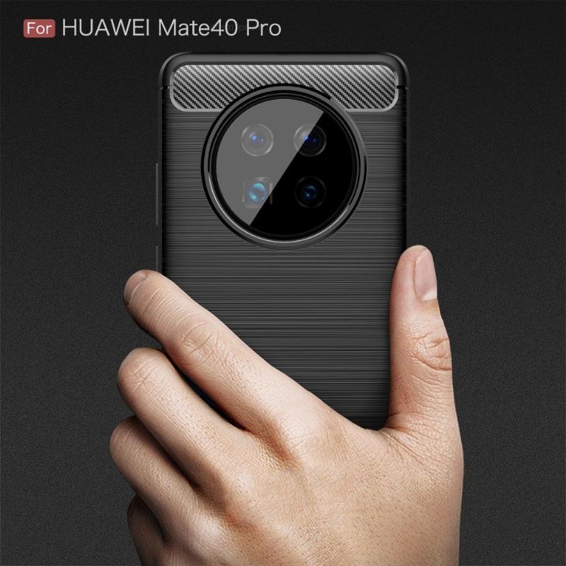 Skal För Huawei Mate 40 Pro Flexibel Borstad Effekt