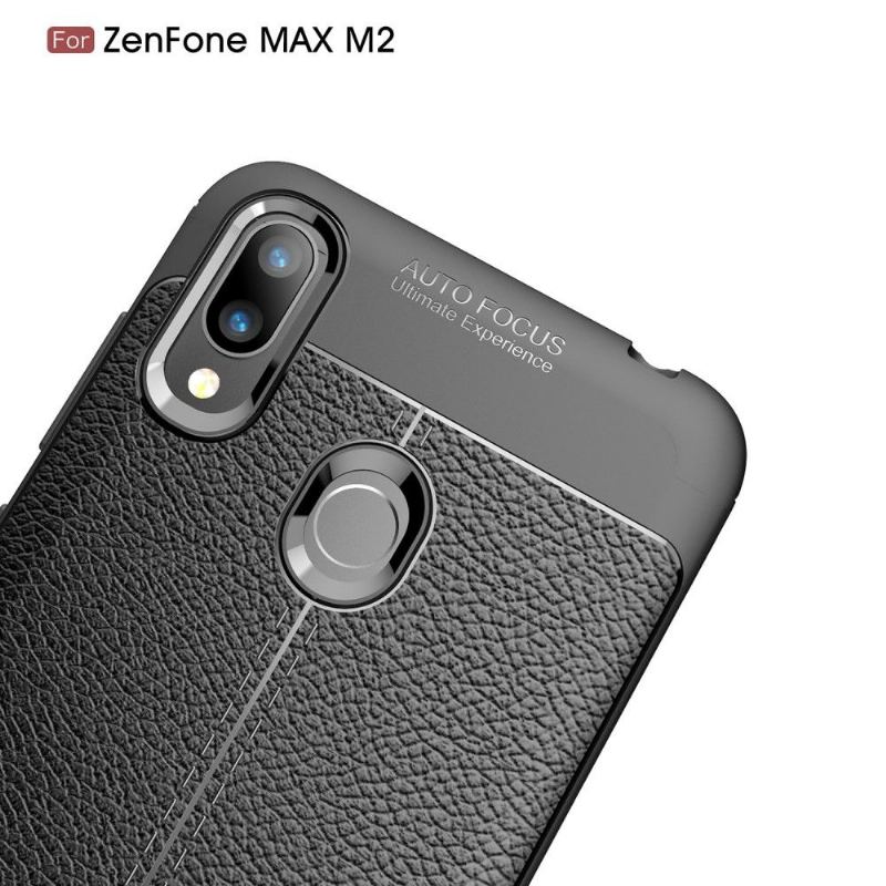 Mobilskal För Asus Zenfone Max M2 Finishing Gel I Konstläder