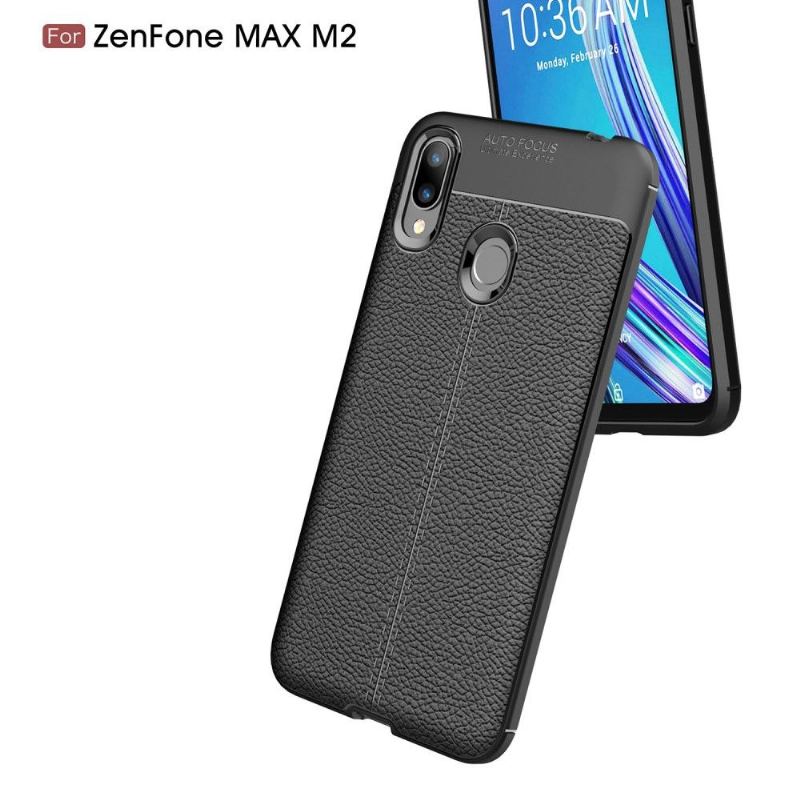 Mobilskal För Asus Zenfone Max M2 Finishing Gel I Konstläder