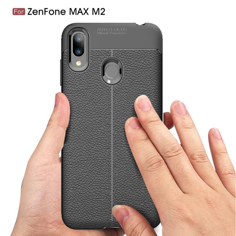 Mobilskal För Asus Zenfone Max M2 Finishing Gel I Konstläder