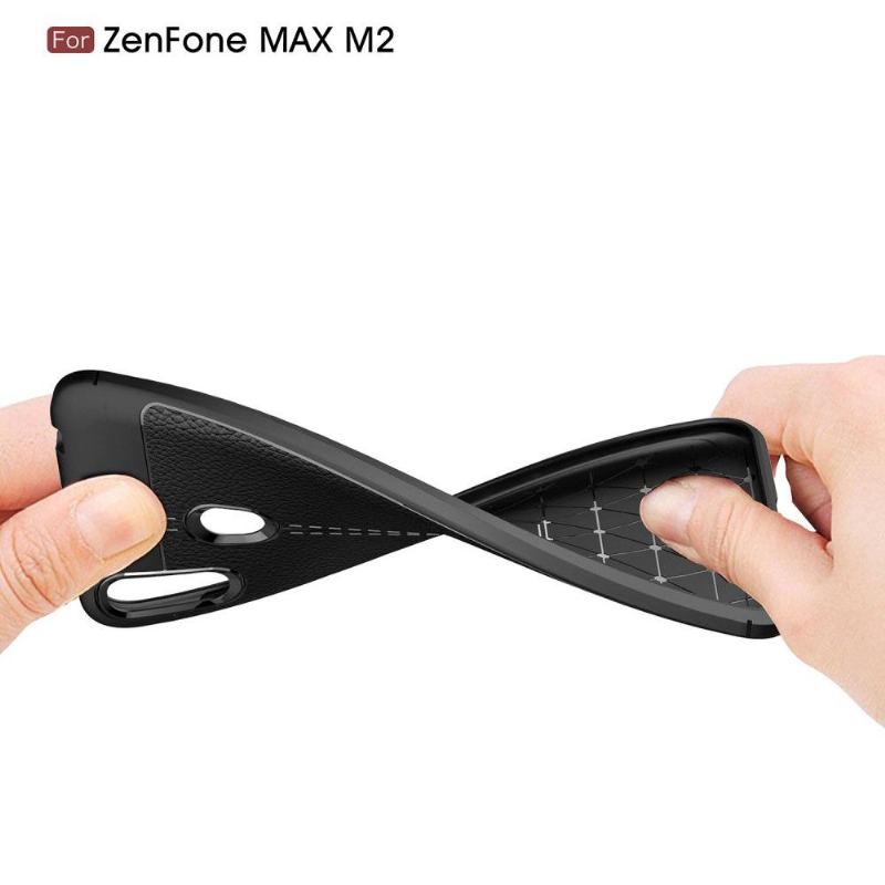 Mobilskal För Asus Zenfone Max M2 Finishing Gel I Konstläder