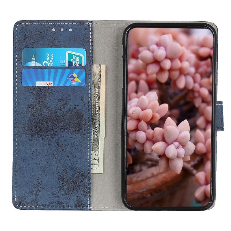 Fodral Case För Samsung Galaxy A21s Cyrius Faux Leather Vintage