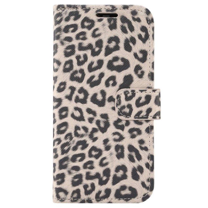 Fodral iPhone 14 Plus Leopard Hudstil