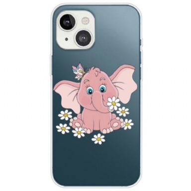 Skal iPhone 14 Plus Sömlös Rosa Elefant