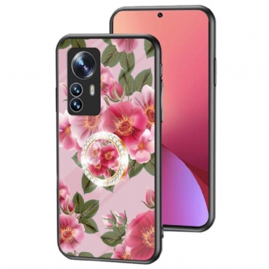 Skal Xiaomi 12 / 12X Härdat Glas Med Blomring