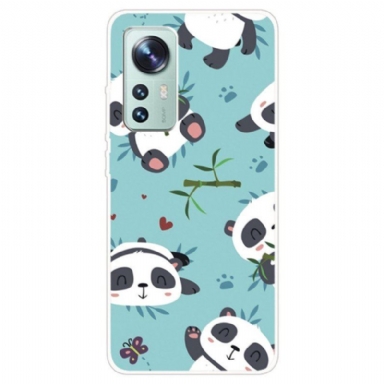 Skal Xiaomi 12 / 12X Silikon Gäng Panda