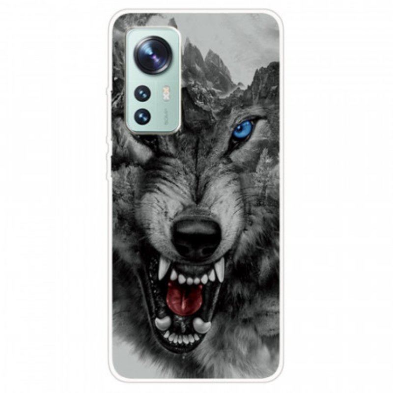 Skal Xiaomi 12 / 12X Silikon Wild Wolf